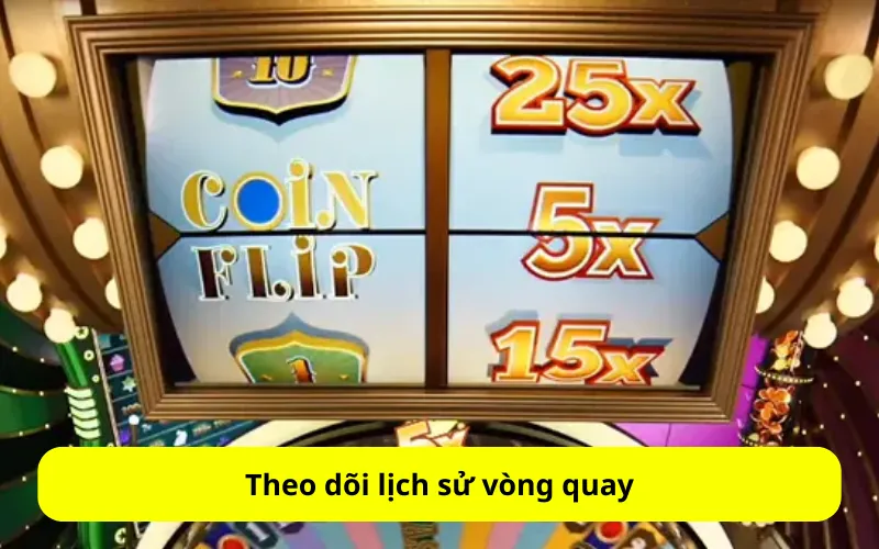 Theo dõi lịch sử vòng quay