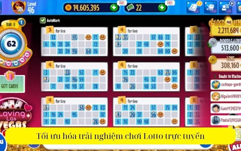 Tối ưu hóa trải nghiệm chơi Lotto trực tuyến
